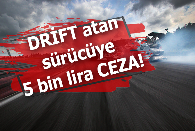 Otomobiliyle Drift Atan Sürücüye 5 Bin Lira Ceza | Yeni Günde Haber ...